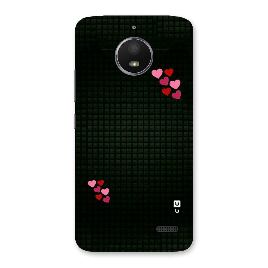 Square and Hearts Back Case for Moto E4
