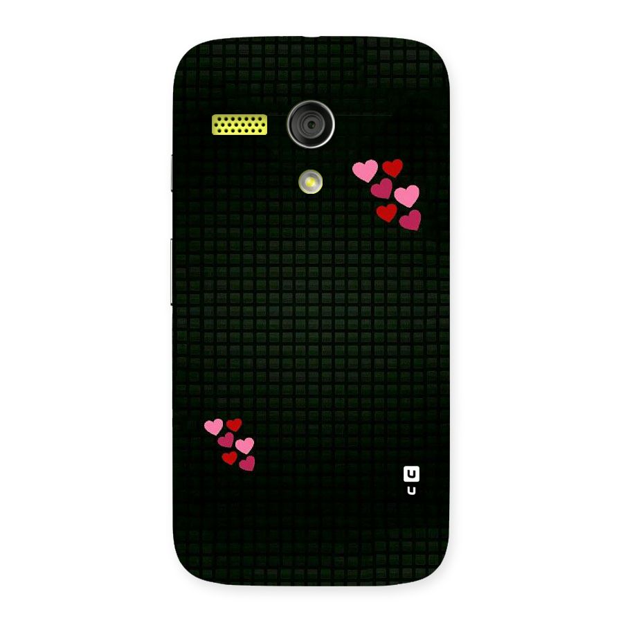 Square and Hearts Back Case for Moto G
