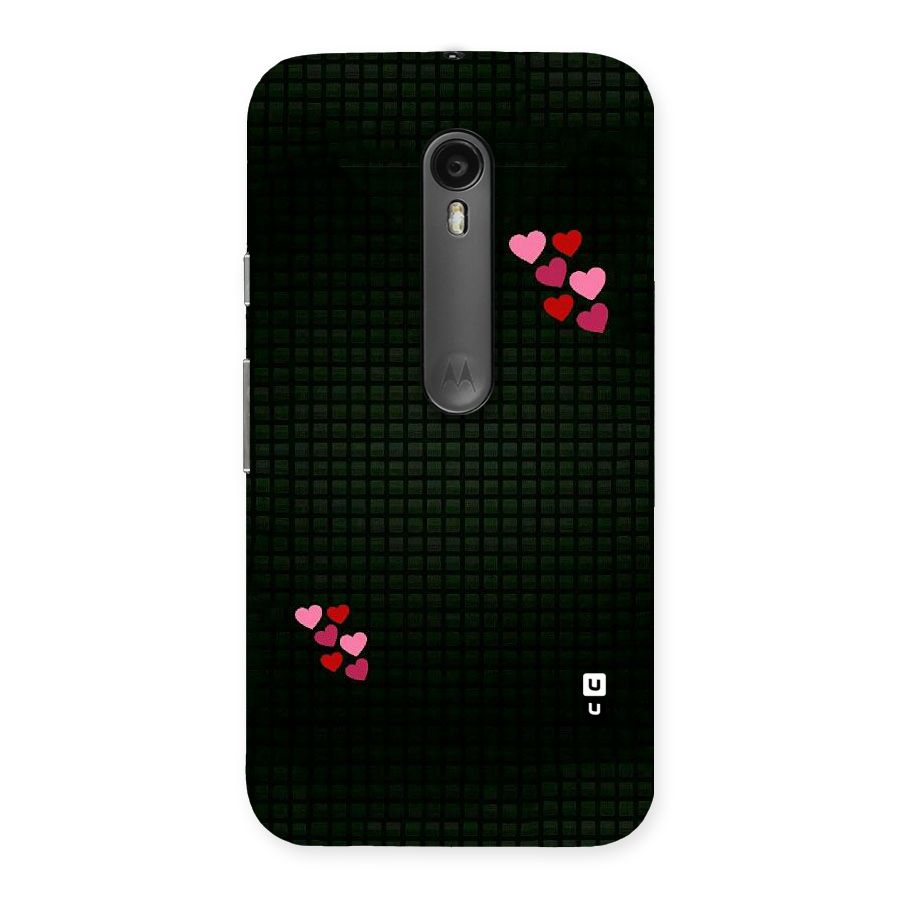 Square and Hearts Back Case for Moto G3