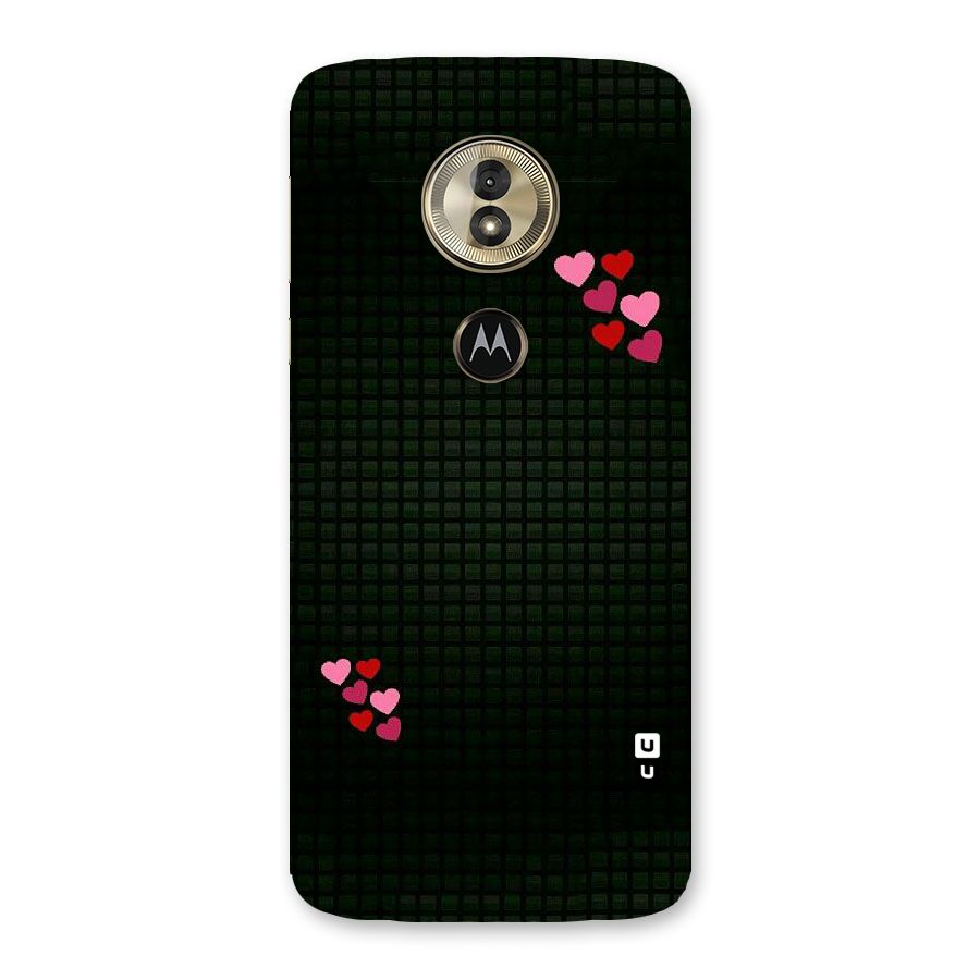 Square and Hearts Back Case for Moto G6 Play