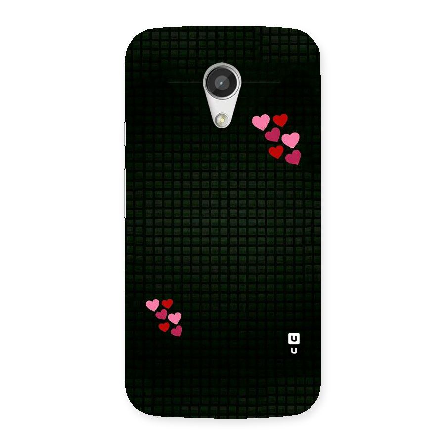 Square and Hearts Back Case for Moto G 2nd Gen