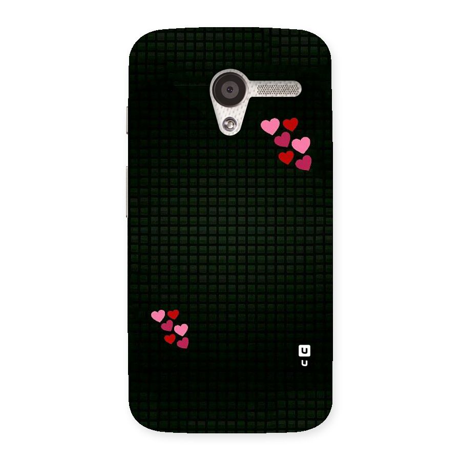 Square and Hearts Back Case for Moto X