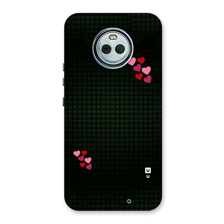 Square and Hearts Back Case for Moto X4