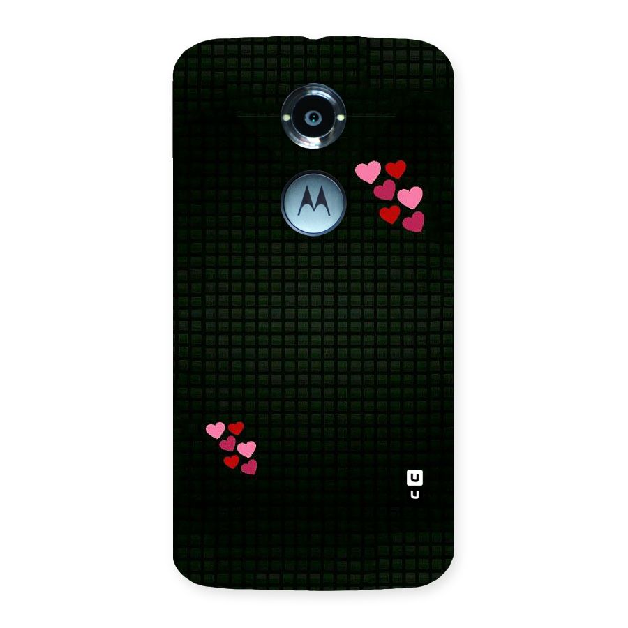 Square and Hearts Back Case for Moto X 2nd Gen