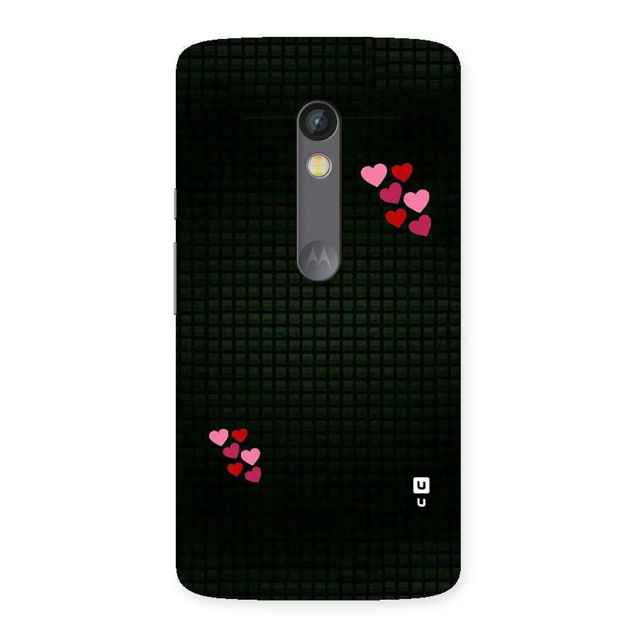 Square and Hearts Back Case for Moto X Play