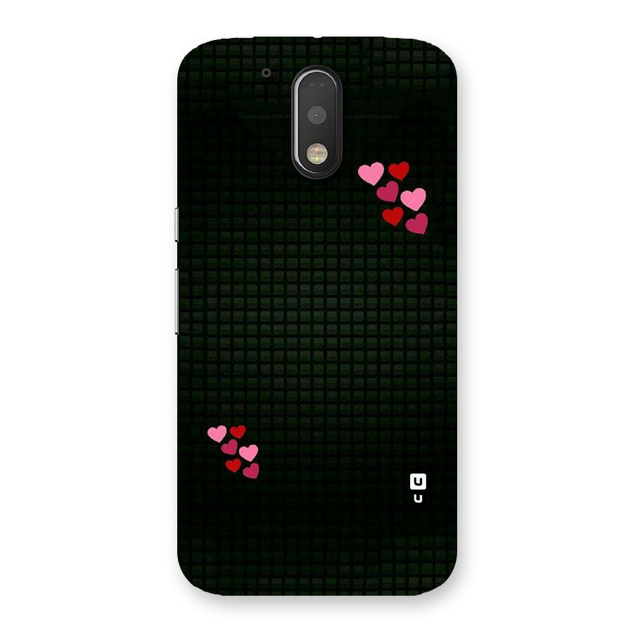 Square and Hearts Back Case for Motorola Moto G4