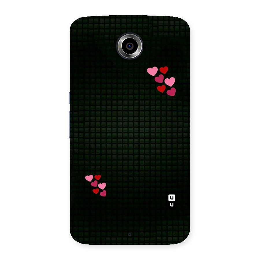 Square and Hearts Back Case for Nexsus 6