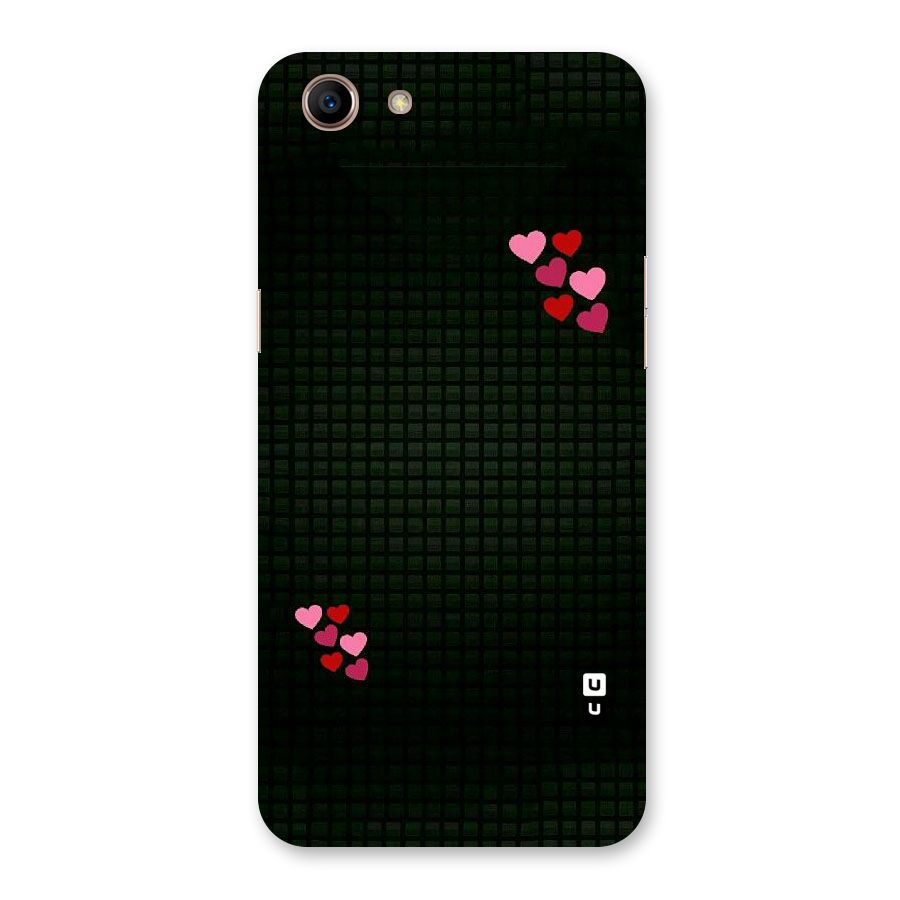 Square and Hearts Back Case for Oppo A83 (2018)