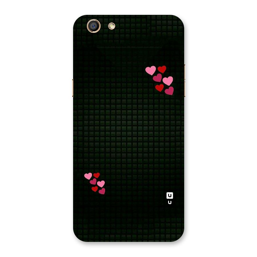 Square and Hearts Back Case for Oppo F3
