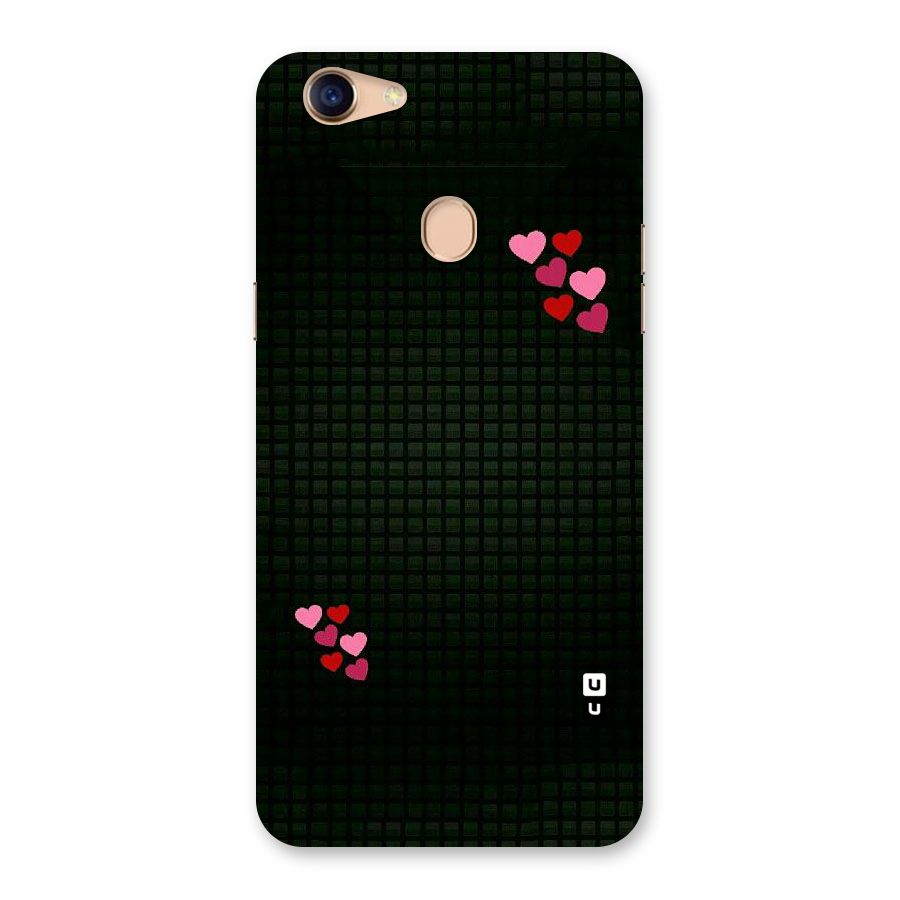 Square and Hearts Back Case for Oppo F5