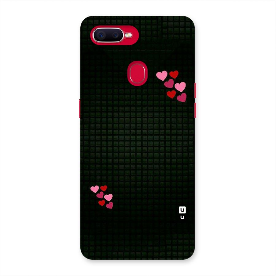 Square and Hearts Back Case for Oppo F9 Pro