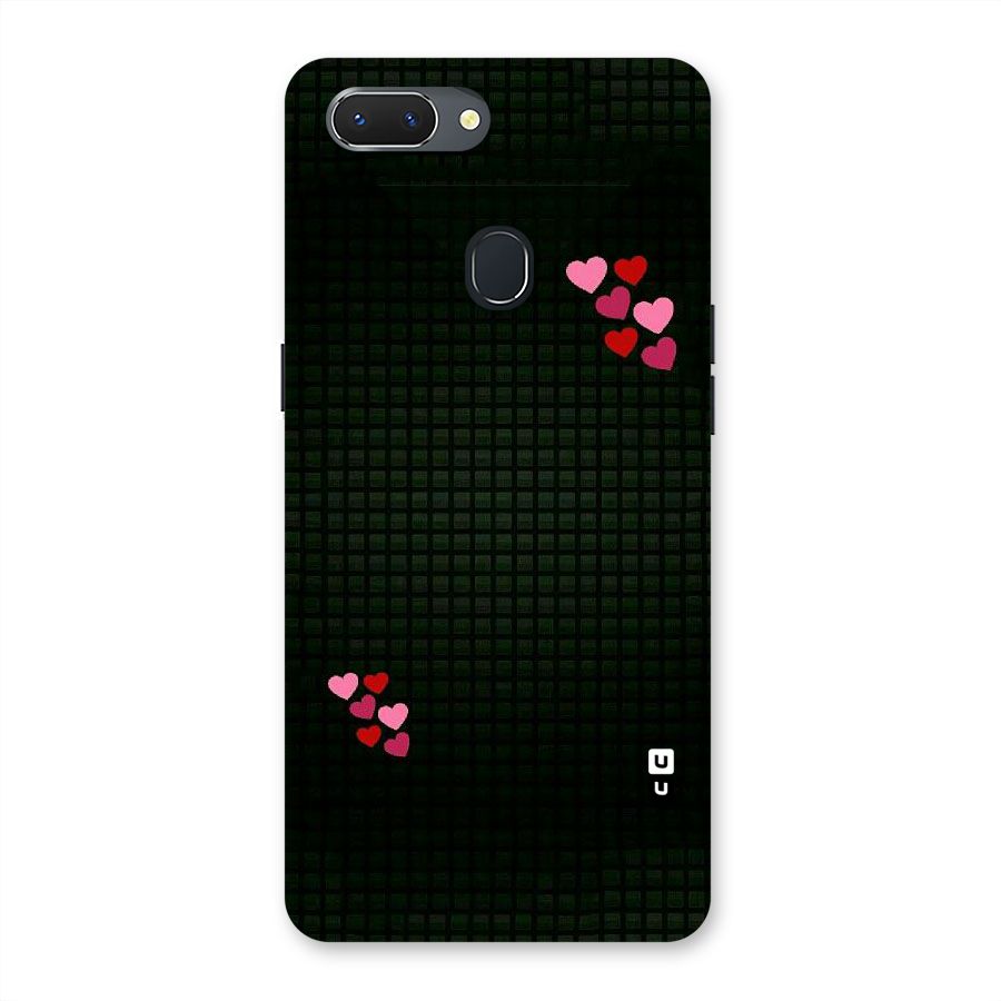Square and Hearts Back Case for Oppo Realme 2