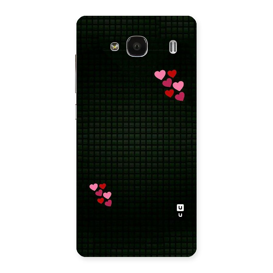 Square and Hearts Back Case for Redmi 2