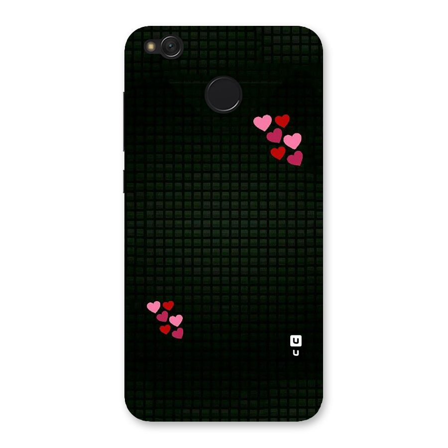 Square and Hearts Back Case for Redmi 4