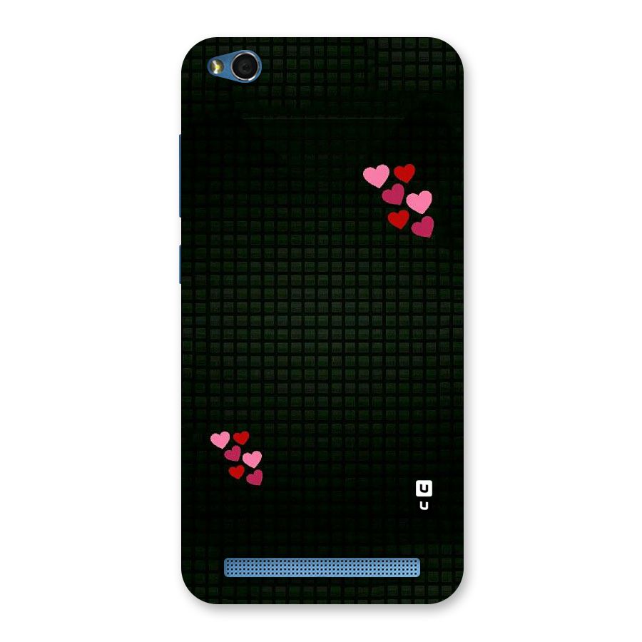 Square and Hearts Back Case for Redmi 5A
