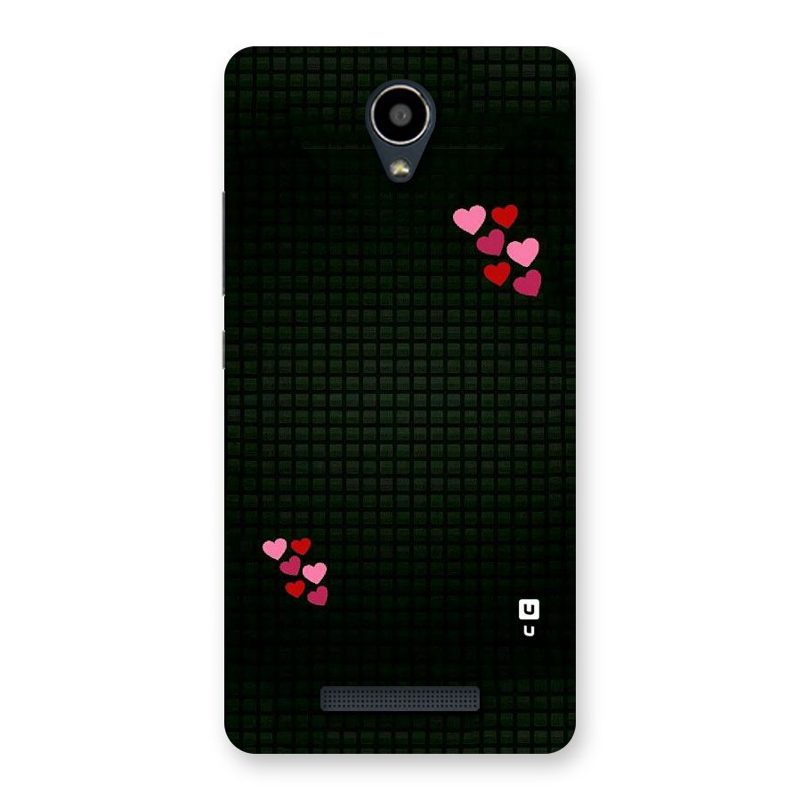 Square and Hearts Back Case for Redmi Note 2