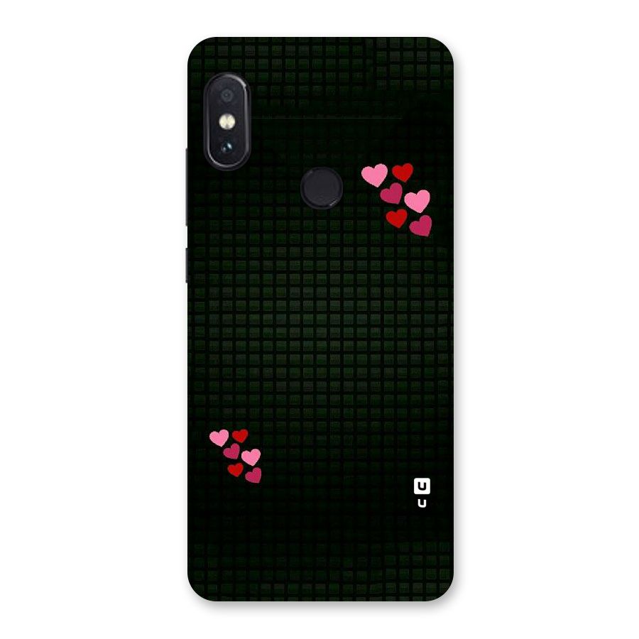 Square and Hearts Back Case for Redmi Note 5 Pro