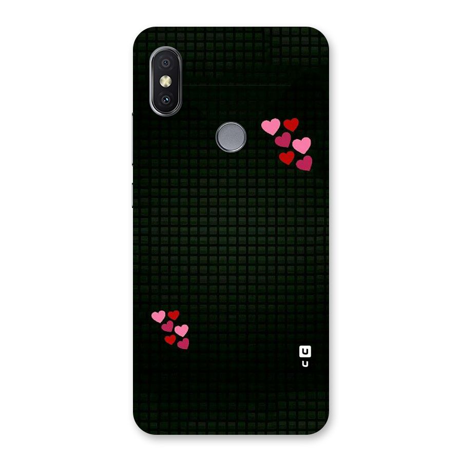 Square and Hearts Back Case for Redmi Y2