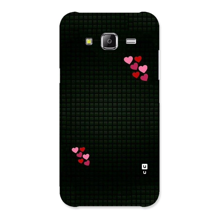 Square and Hearts Back Case for Samsung Galaxy J2 Prime