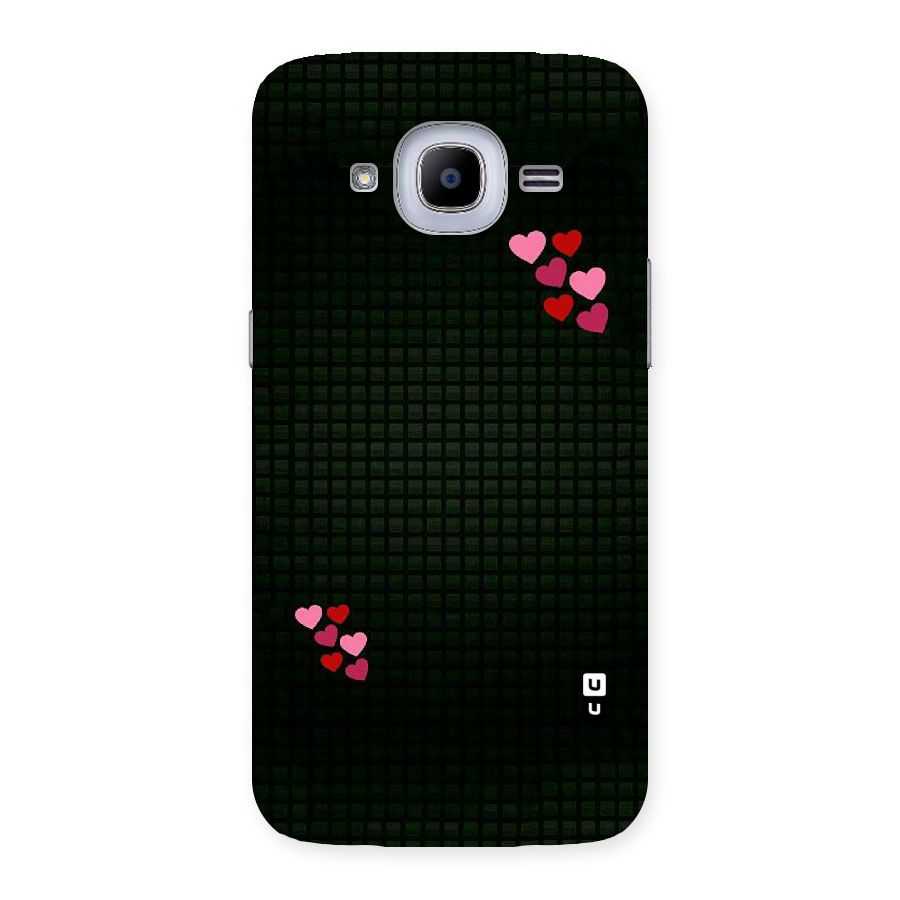 Square and Hearts Back Case for Samsung Galaxy J2 Pro