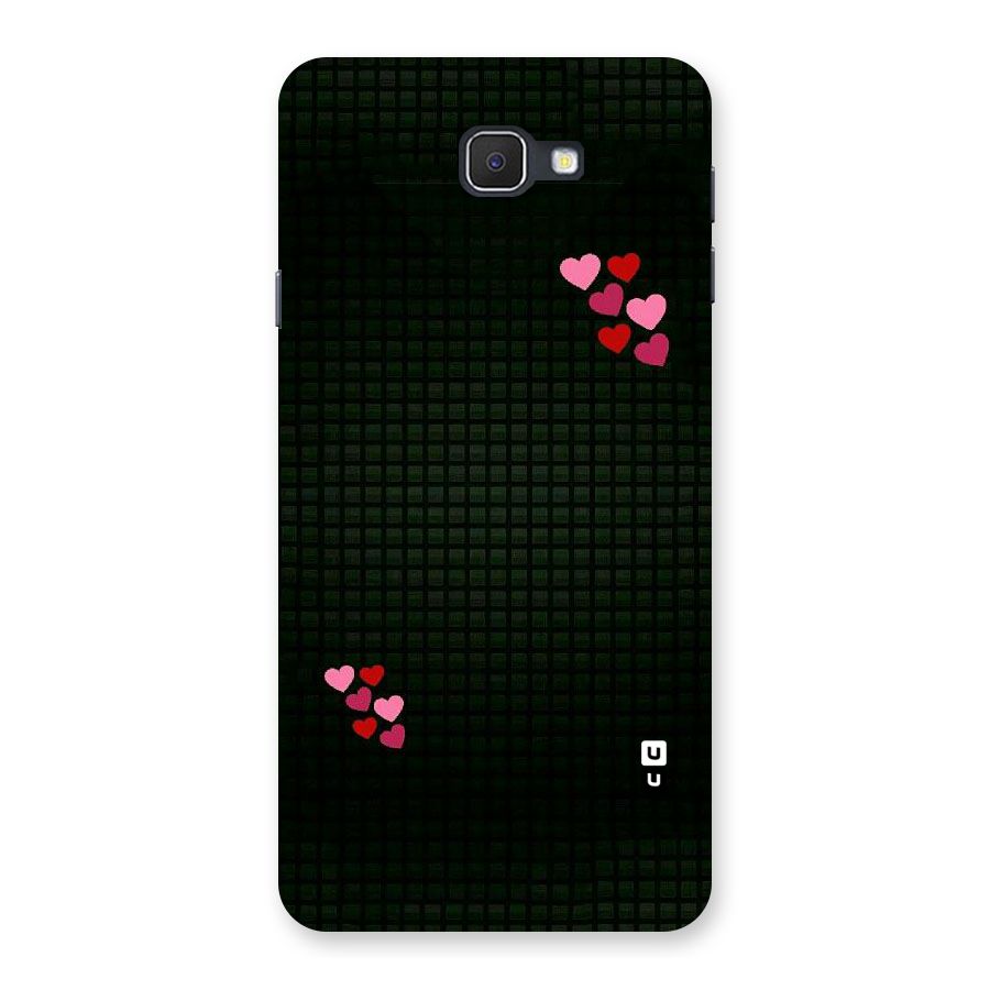 Square and Hearts Back Case for Samsung Galaxy J7 Prime