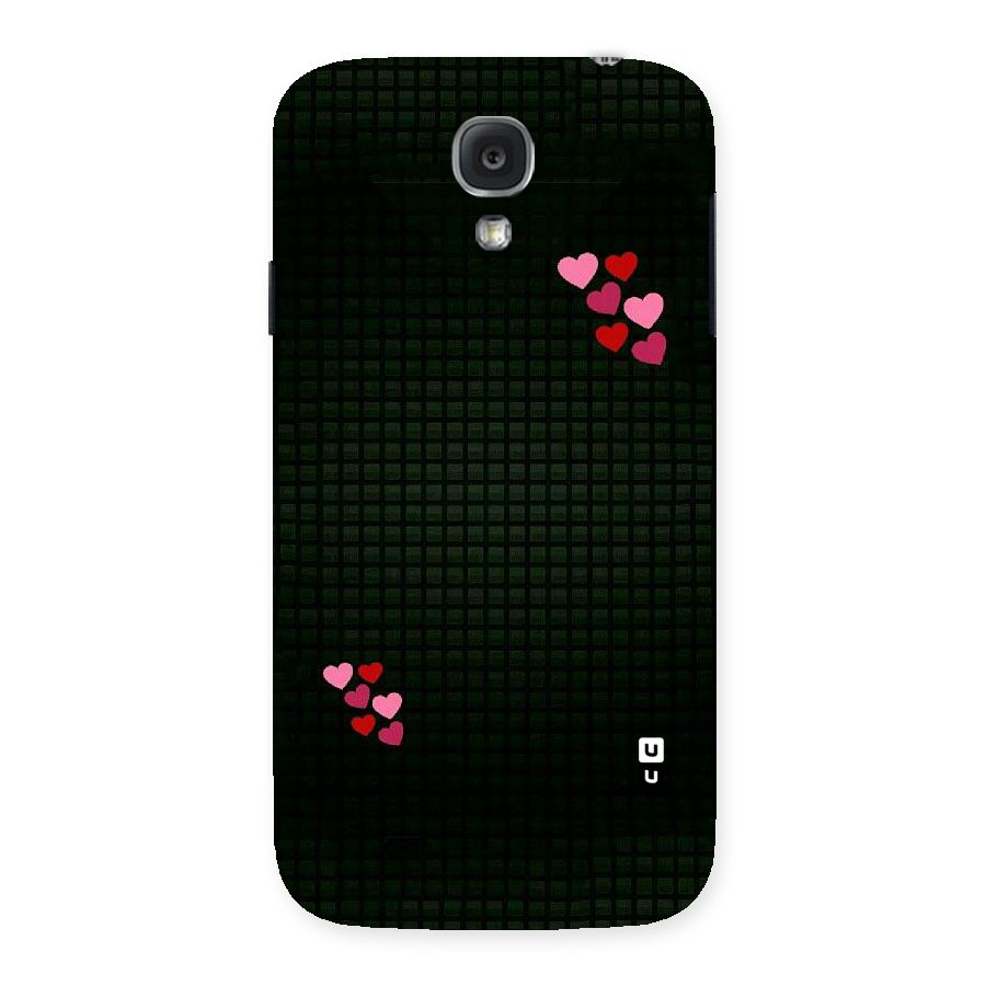 Square and Hearts Back Case for Samsung Galaxy S4