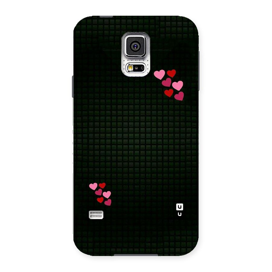 Square and Hearts Back Case for Samsung Galaxy S5