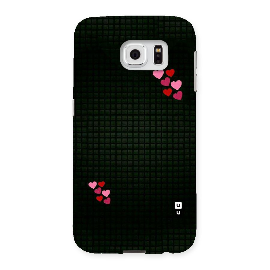 Square and Hearts Back Case for Samsung Galaxy S6