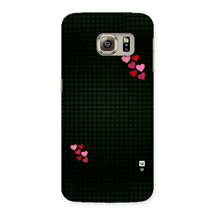 Square and Hearts Back Case for Samsung Galaxy S6 Edge