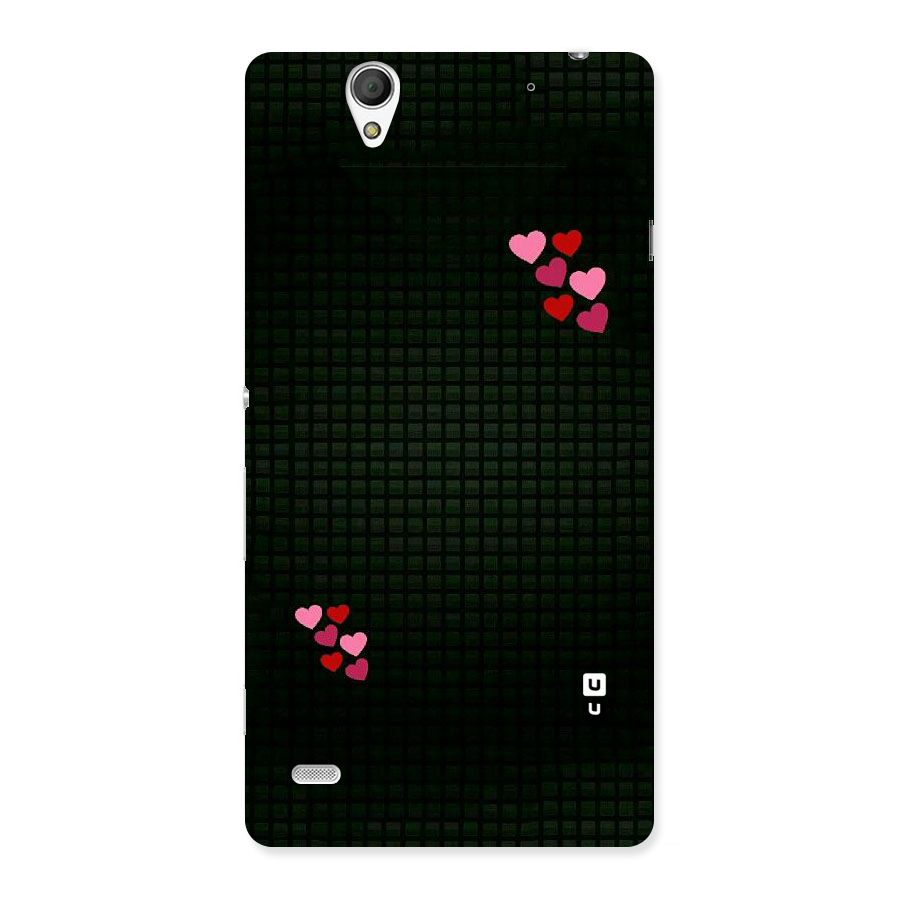 Square and Hearts Back Case for Sony Xperia C4