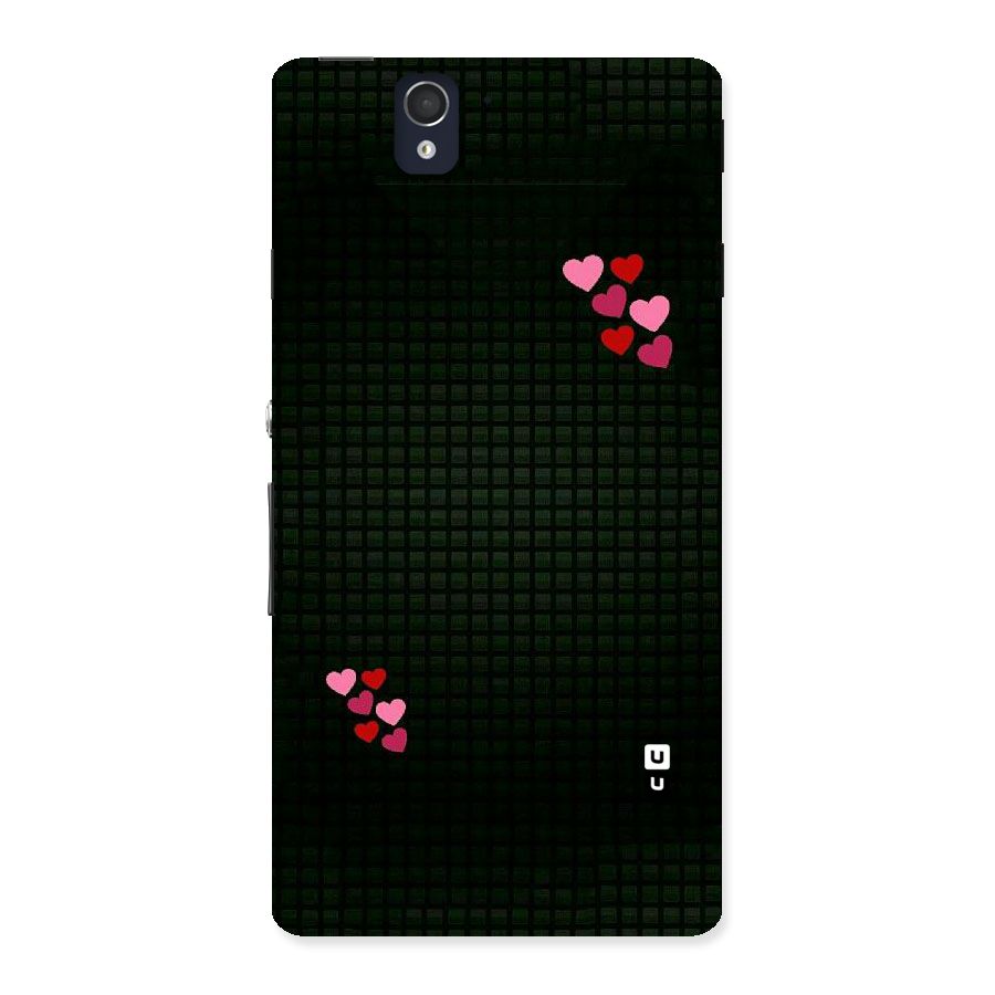 Square and Hearts Back Case for Sony Xperia Z