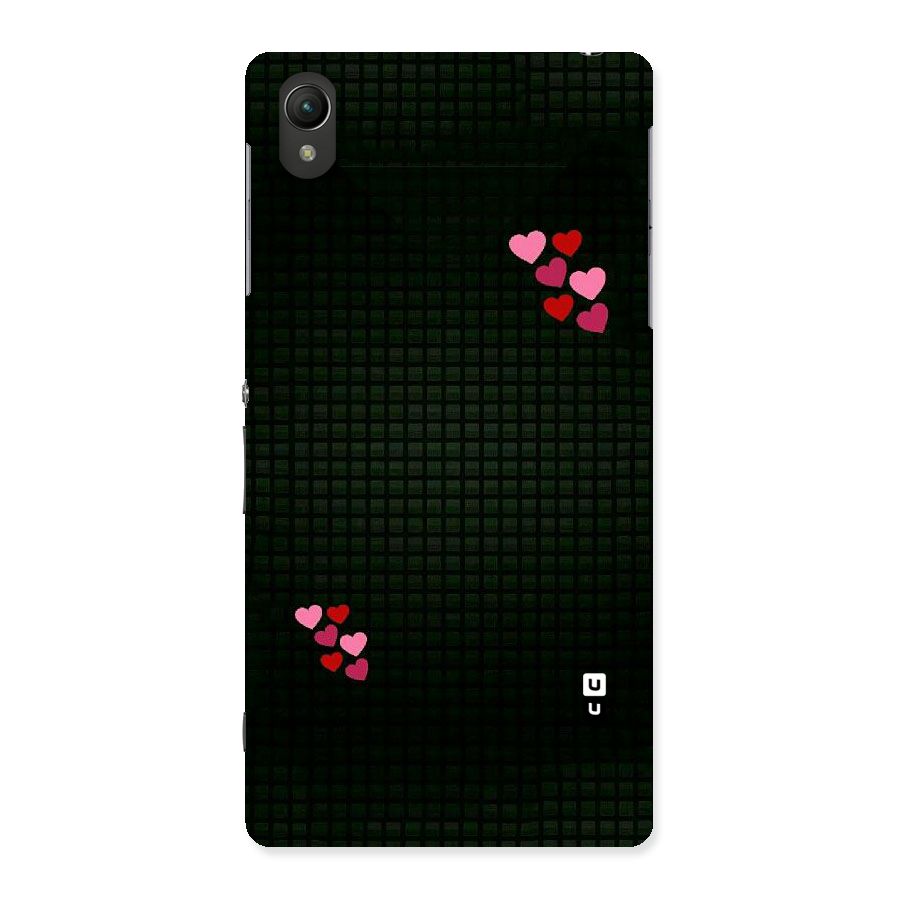 Square and Hearts Back Case for Sony Xperia Z2
