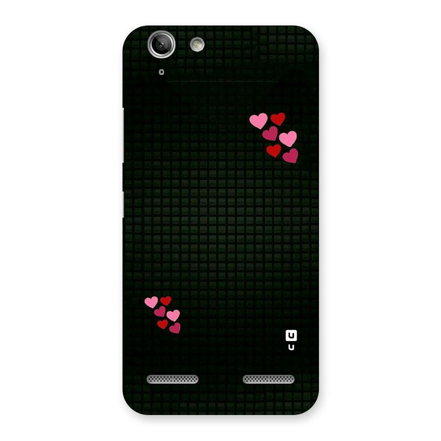 Square and Hearts Back Case for Vibe K5 Plus