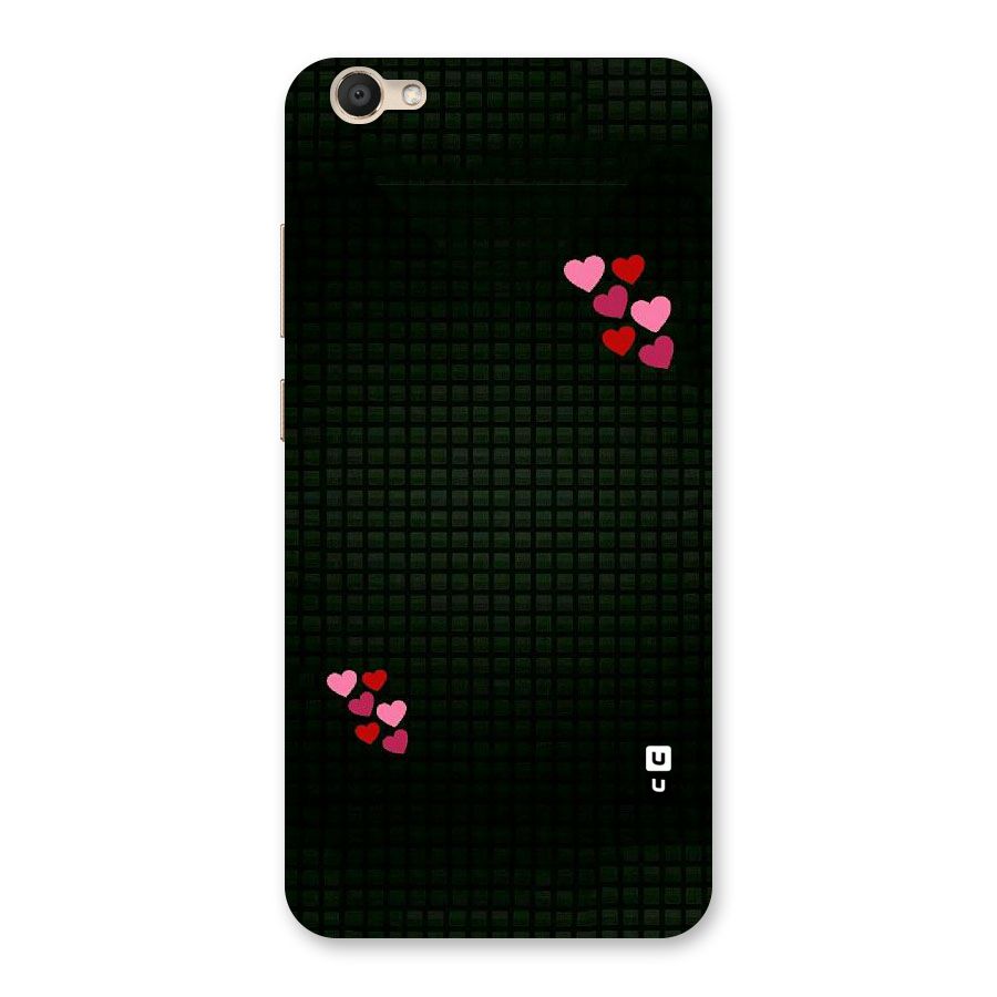 Square and Hearts Back Case for Vivo V5