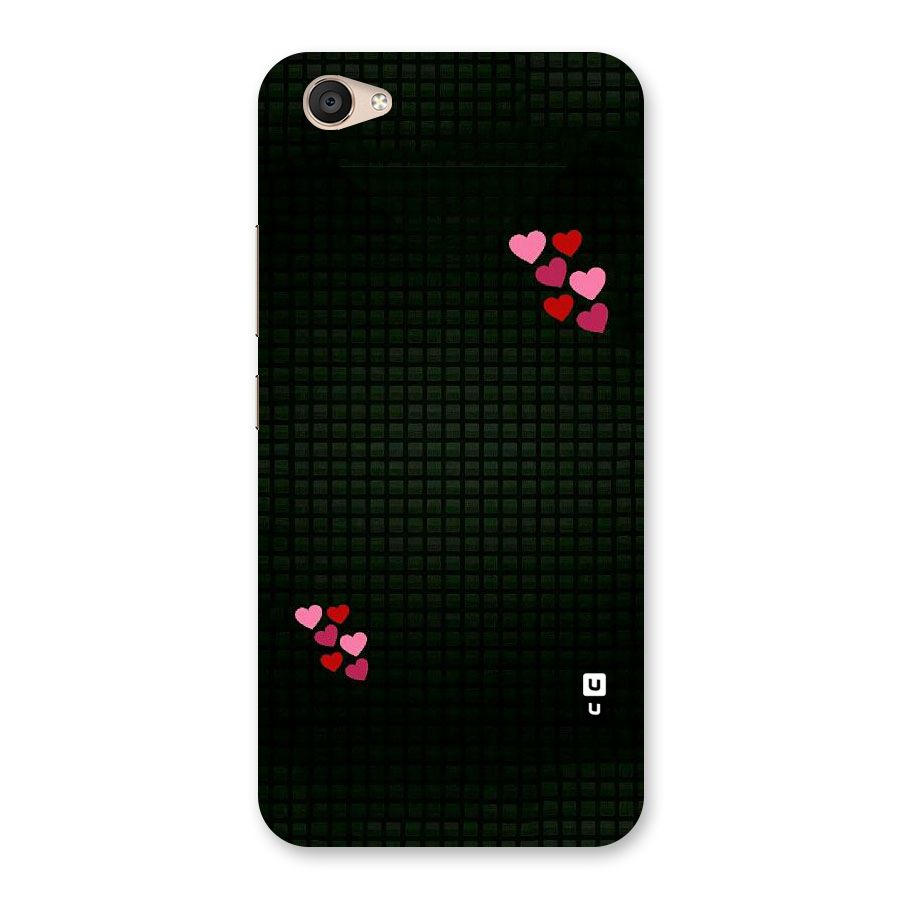 Square and Hearts Back Case for Vivo V5 Plus