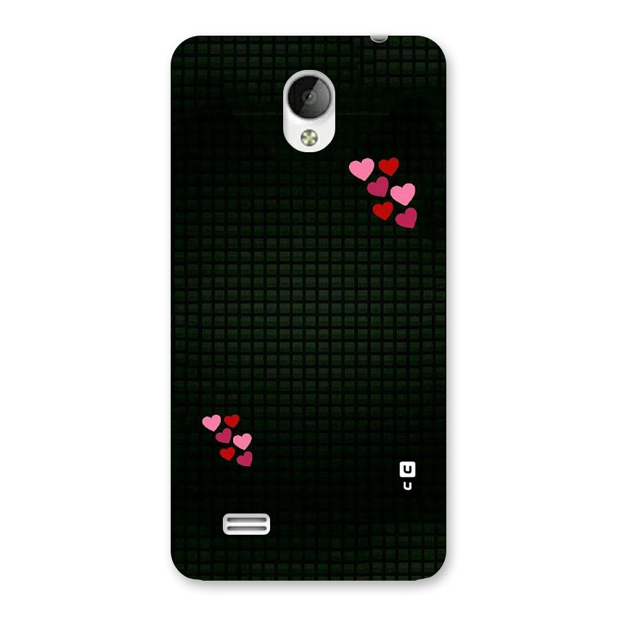 Square and Hearts Back Case for Vivo Y21