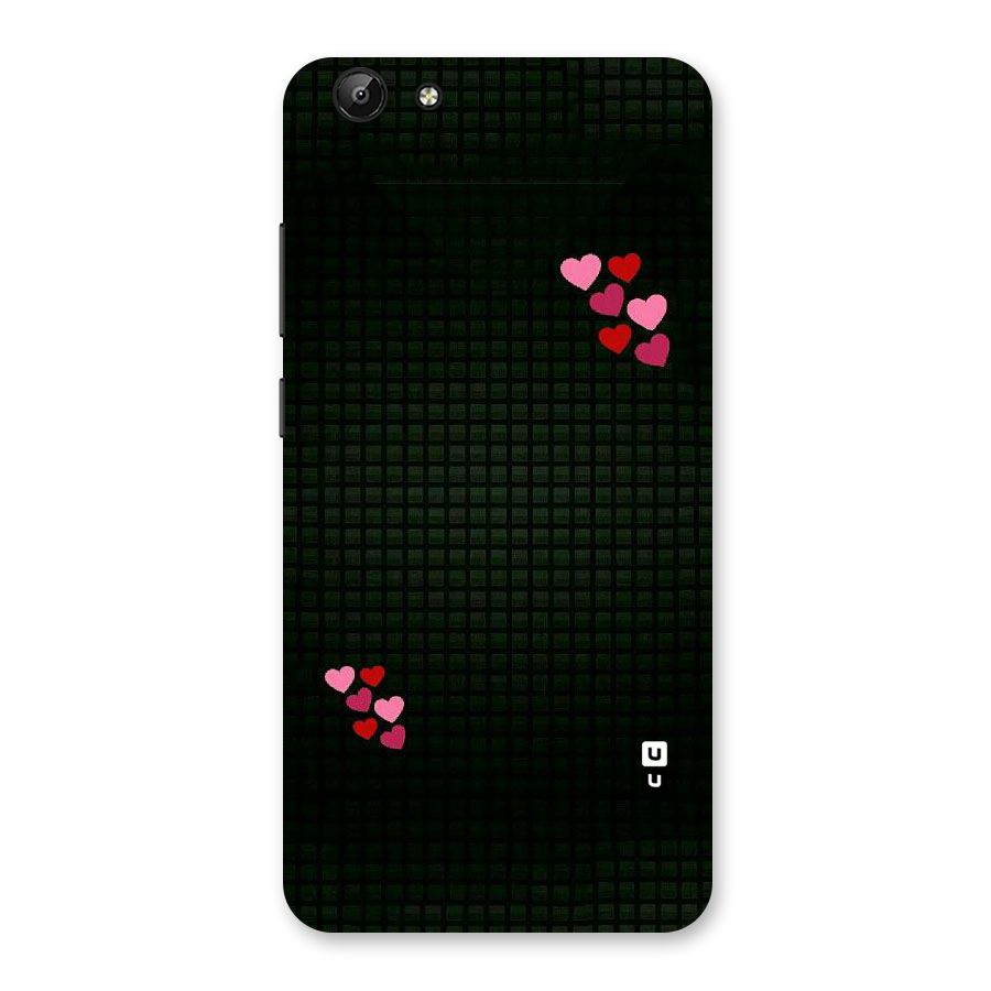 Square and Hearts Back Case for Vivo Y69