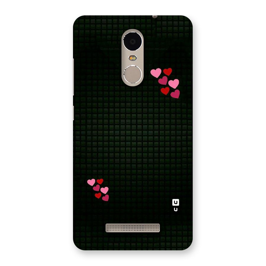 Square and Hearts Back Case for Xiaomi Redmi Note 3