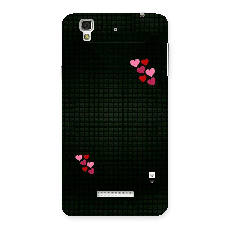 Square and Hearts Back Case for YU Yureka Plus