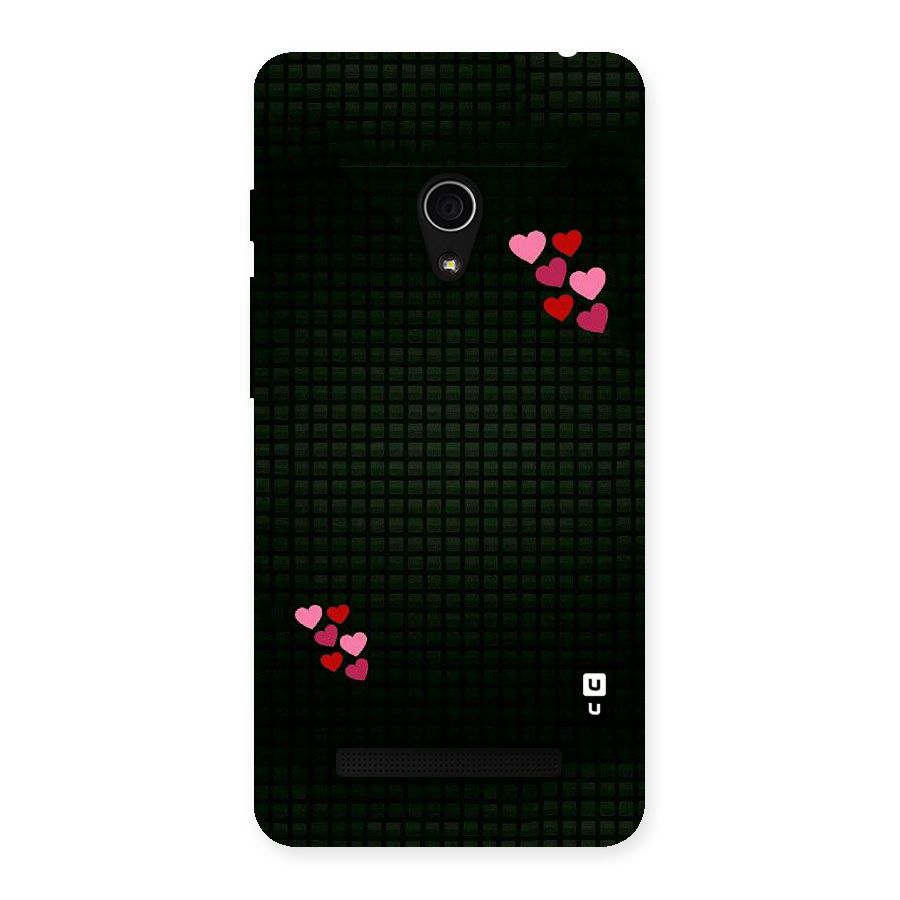 Square and Hearts Back Case for Zenfone 5