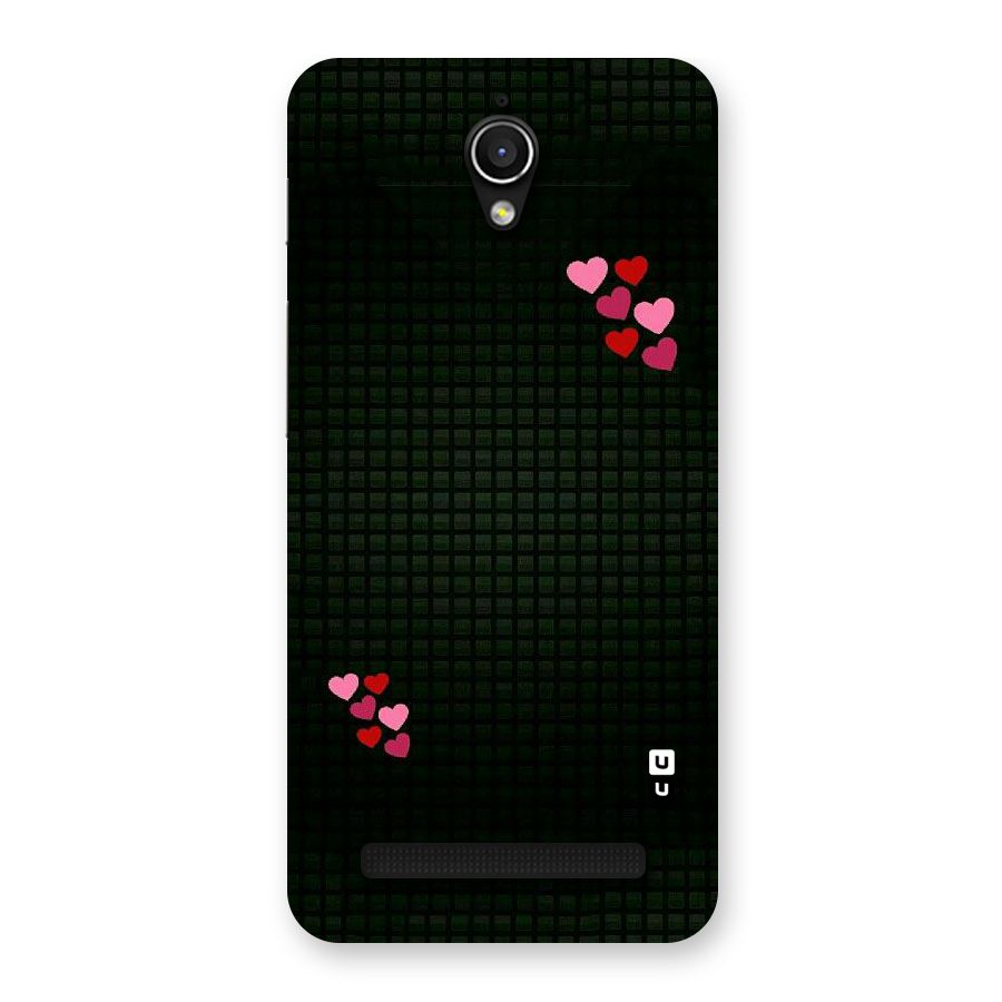 Square and Hearts Back Case for Zenfone Go