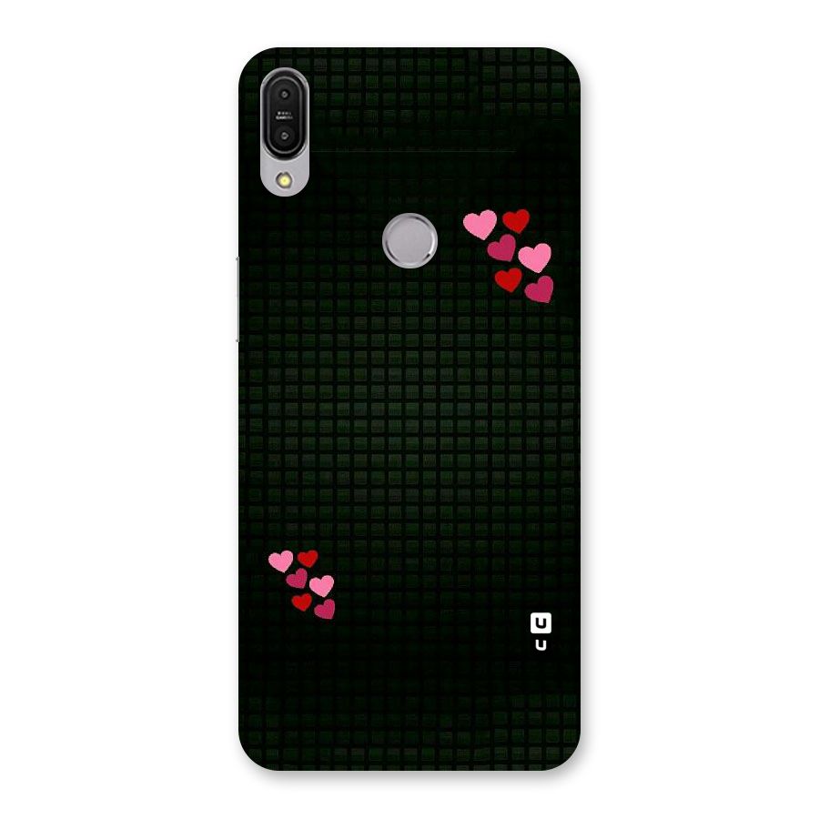 Square and Hearts Back Case for Zenfone Max Pro M1