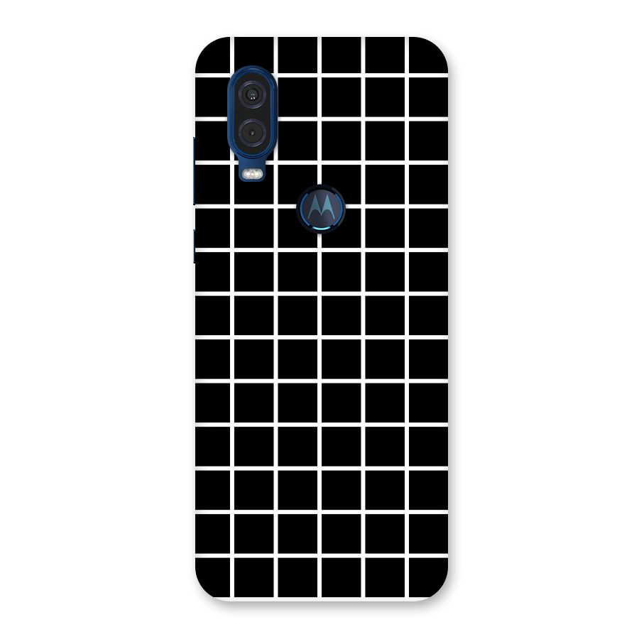Square Puzzle Back Case for Motorola One Vision