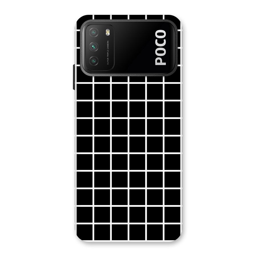 Square Puzzle Back Case for Poco M3