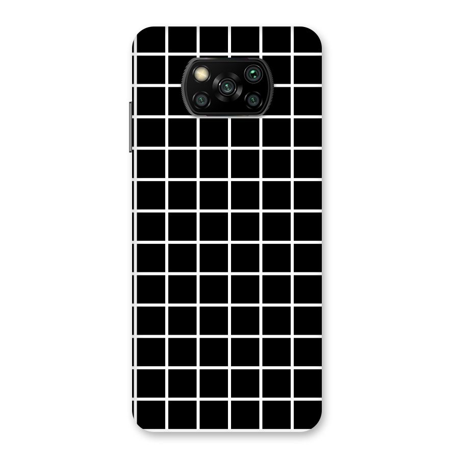Square Puzzle Back Case for Poco X3