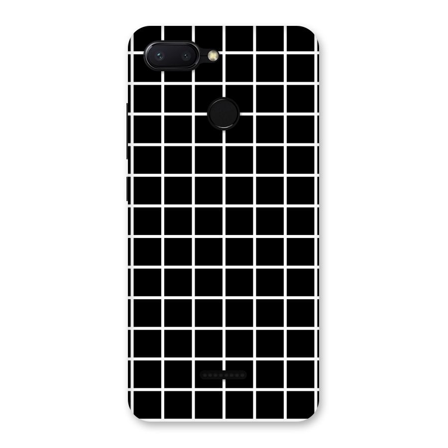 Square Puzzle Back Case for Redmi 6