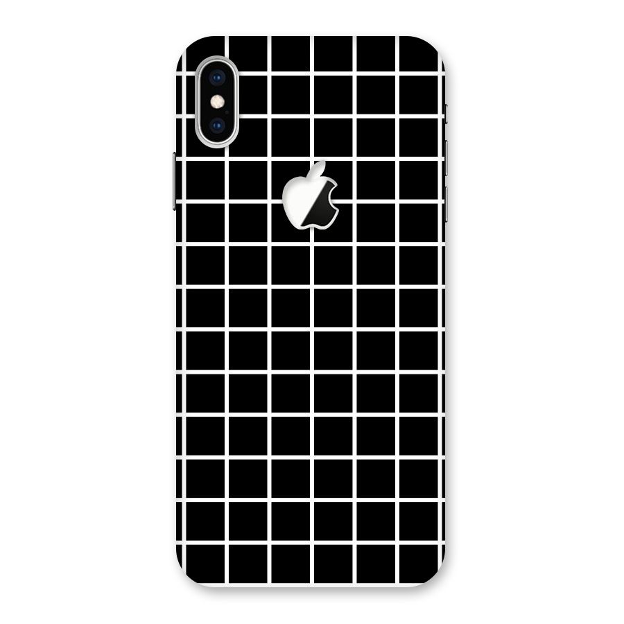 Square Puzzle Back Case for iPhone XS Max Apple Cut