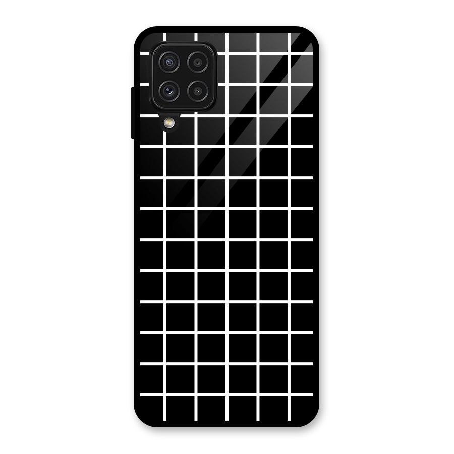 Square Puzzle Glass Back Case for Galaxy A22 4G