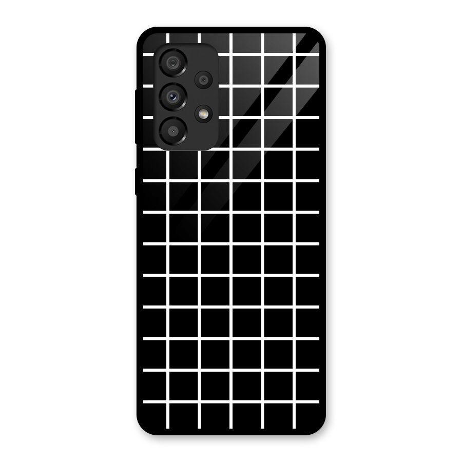 Square Puzzle Glass Back Case for Galaxy A33 5G