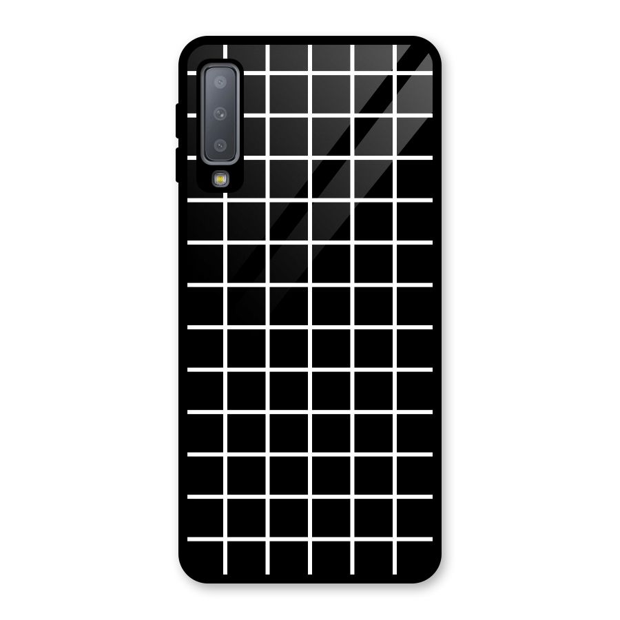 Square Puzzle Glass Back Case for Galaxy A7 (2018)
